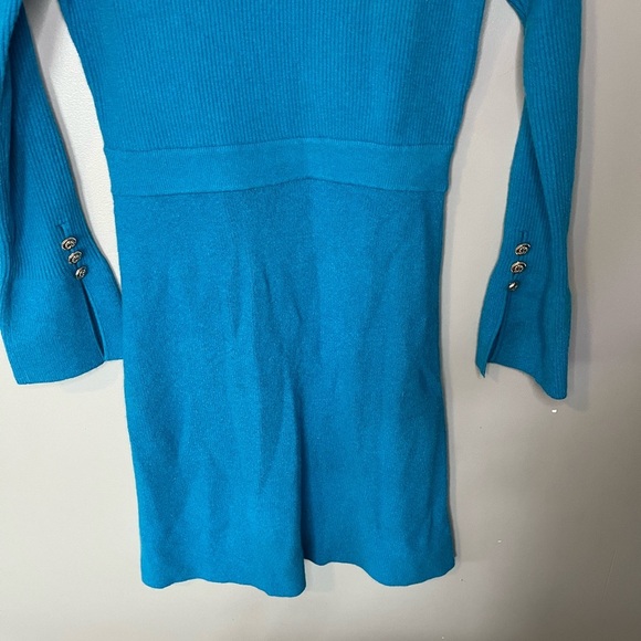 NWT Ann Taylor Ribbed Button Cuff Sweater Dress - Picture 7 of 14